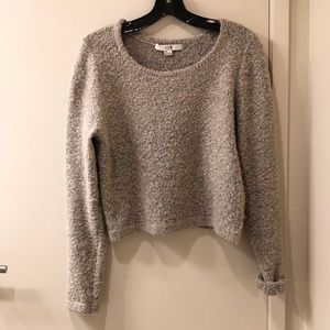 light gray sweater